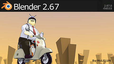 Blender2.67リリース新機能Freesyle